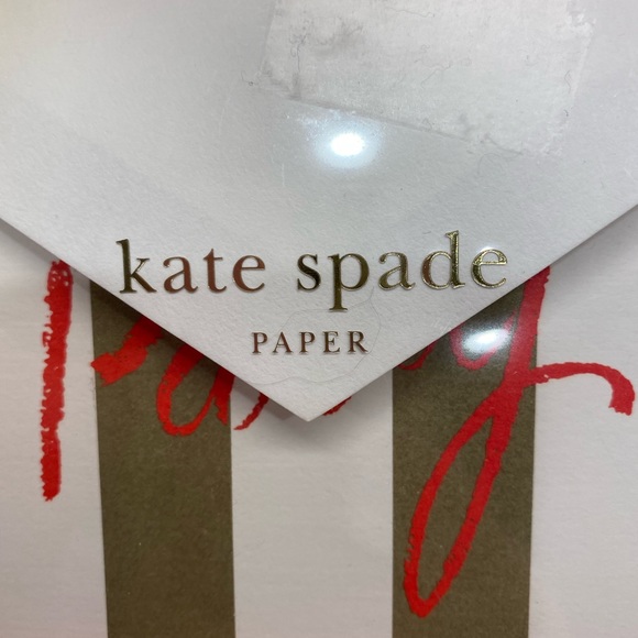 Kate Spade 10’Come to a Party Fold Over Invitations Crane & Co Stationary NWT - Picture 2 of 10